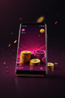 Smartfon z aplikacją kasynową